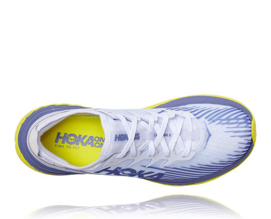 Hoka One One Løbesko Dame - Carbon X-Spe - Hvide/Blå - 789431AZP